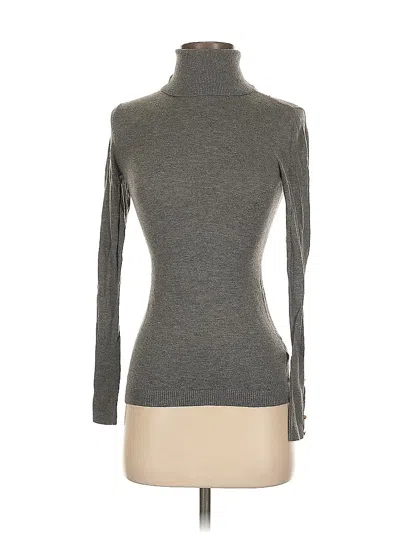 Pre-owned Unbranded Turtleneck Sweater In Gray