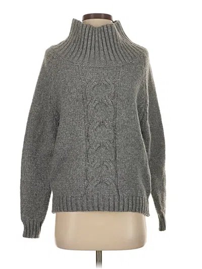 Pre-owned Unbranded Turtleneck Sweater In Gray