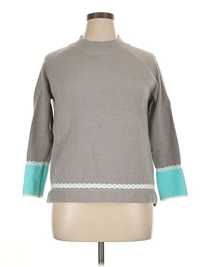 Pre-owned Unbranded Turtleneck Sweater In Gray