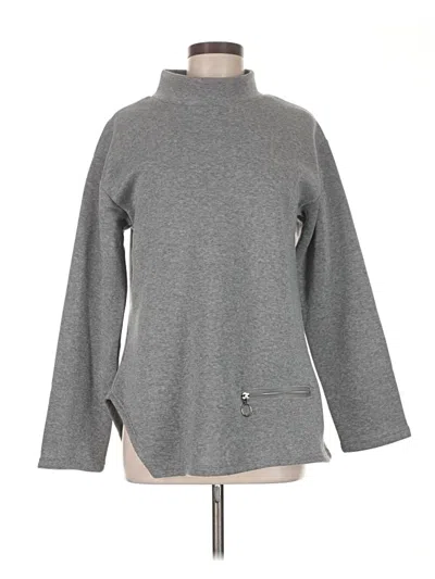 Pre-owned Unbranded Turtleneck Sweater In Gray