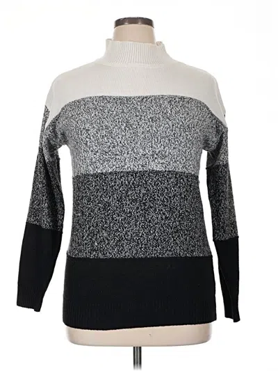 Pre-owned Unbranded Turtleneck Sweater In Gray