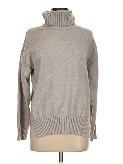 Pre-owned Unbranded Turtleneck Sweater In Gray