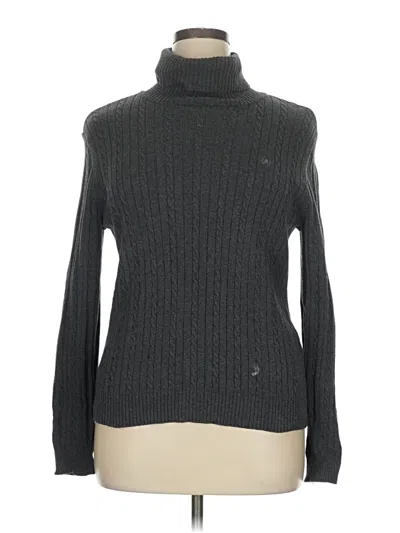 Pre-owned Unbranded Turtleneck Sweater In Gray
