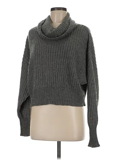 Pre-owned Unbranded Turtleneck Sweater In Gray