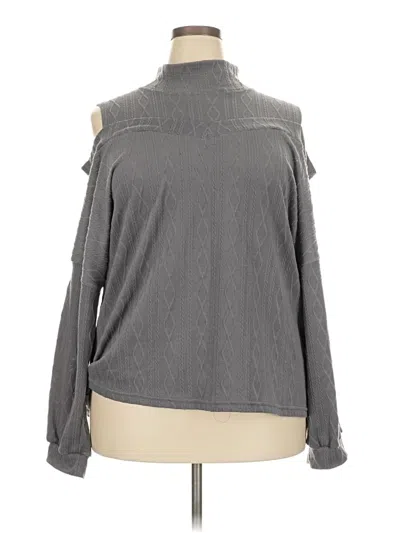 Pre-owned Unbranded Turtleneck Sweater In Gray