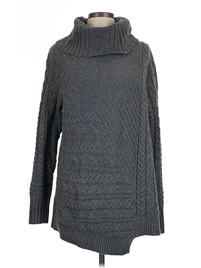 Pre-owned Unbranded Turtleneck Sweater In Gray