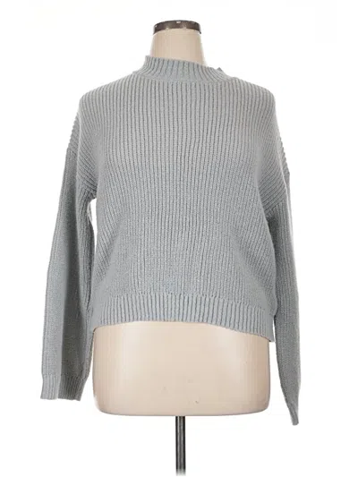 Pre-owned Unbranded Turtleneck Sweater In Gray