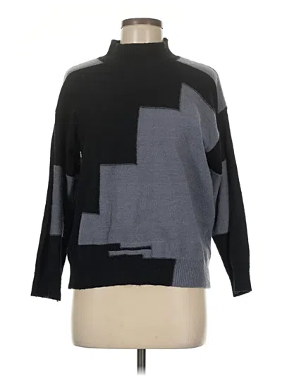 Pre-owned Unbranded Turtleneck Sweater In Gray