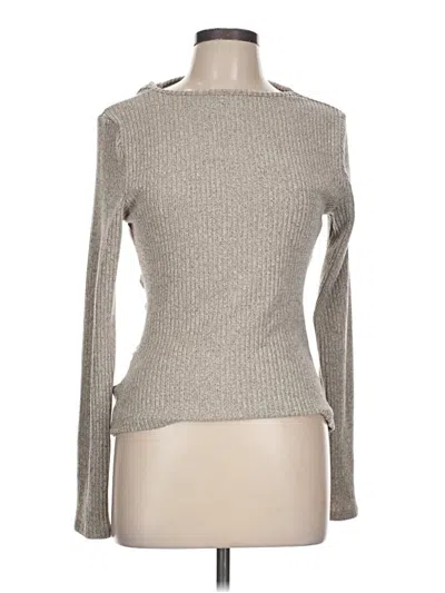 Pre-owned Unbranded Turtleneck Sweater In Gray