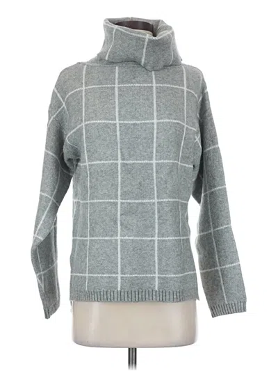 Pre-owned Unbranded Turtleneck Sweater In Gray
