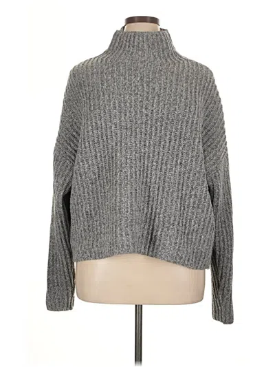 Pre-owned Unbranded Turtleneck Sweater In Gray