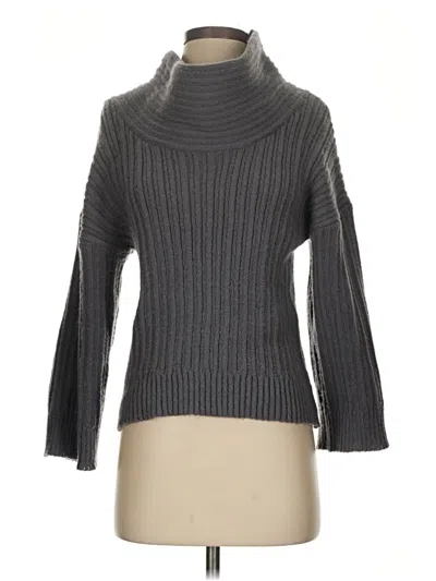 Pre-owned Unbranded Turtleneck Sweater In Gray