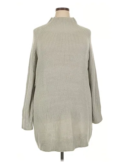 Pre-owned Unbranded Turtleneck Sweater In Gray