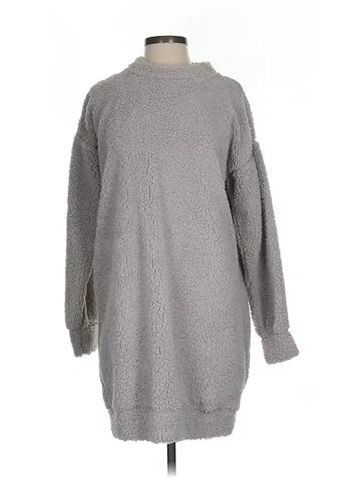 Pre-owned Unbranded Turtleneck Sweater In Gray