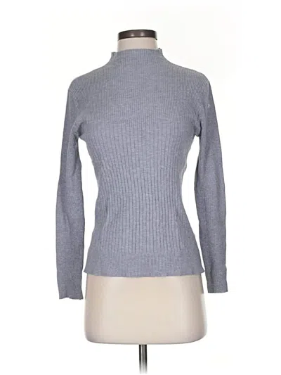 Pre-owned Unbranded Turtleneck Sweater In Gray