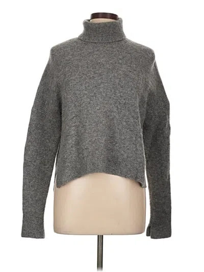 Pre-owned Unbranded Turtleneck Sweater In Gray