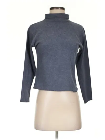 Pre-owned Unbranded Turtleneck Sweater In Gray