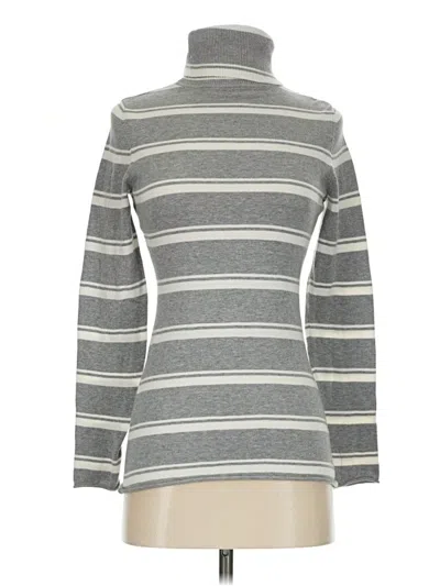 Pre-owned Unbranded Turtleneck Sweater In Gray