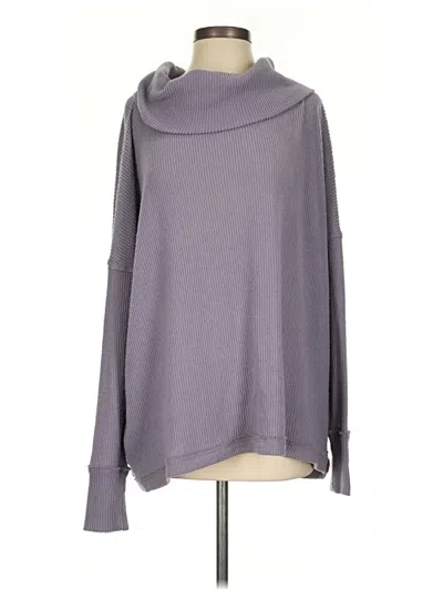 Pre-owned Unbranded Turtleneck Sweater In Gray