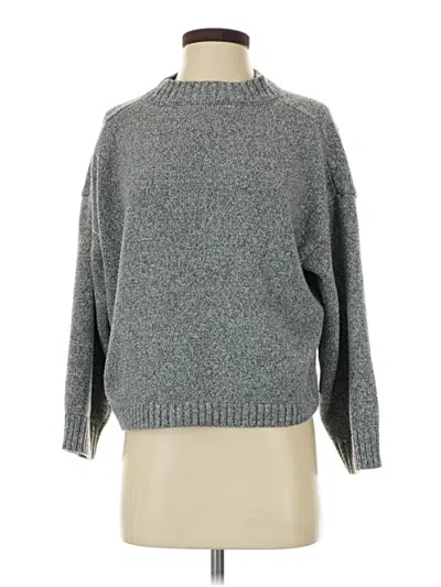 Pre-owned Unbranded Turtleneck Sweater In Gray