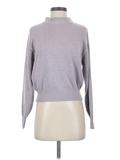 Pre-owned Unbranded Turtleneck Sweater In Gray