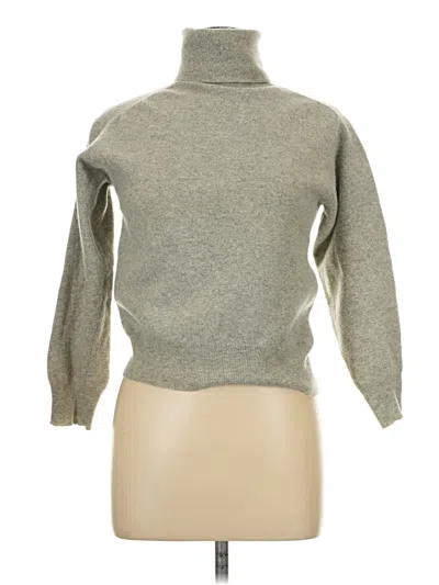 Pre-owned Unbranded Turtleneck Sweater In Gray