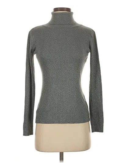 Pre-owned Unbranded Turtleneck Sweater In Gray