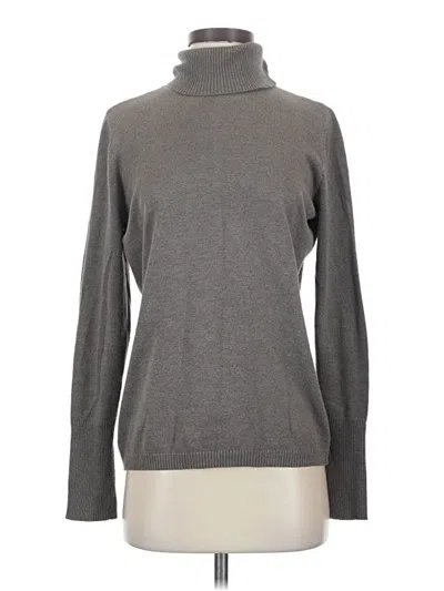 Pre-owned Unbranded Turtleneck Sweater In Gray