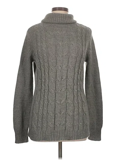 Pre-owned Unbranded Turtleneck Sweater In Gray