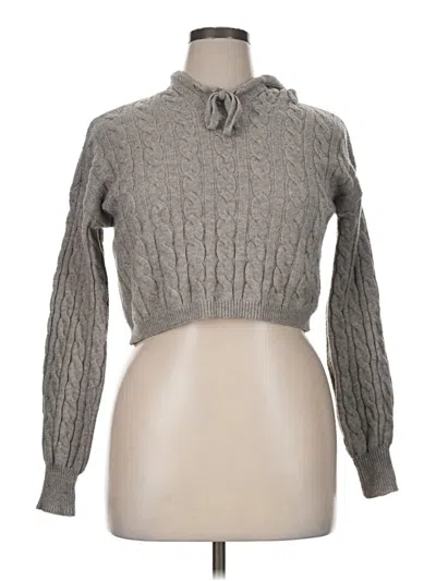 Pre-owned Unbranded Turtleneck Sweater In Gray