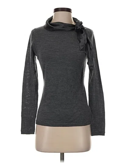 Pre-owned Unbranded Turtleneck Sweater In Gray