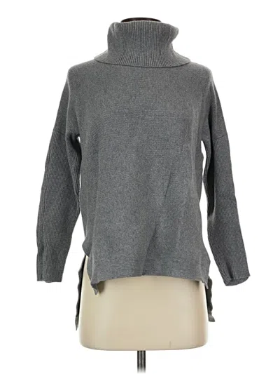 Pre-owned Unbranded Turtleneck Sweater In Gray
