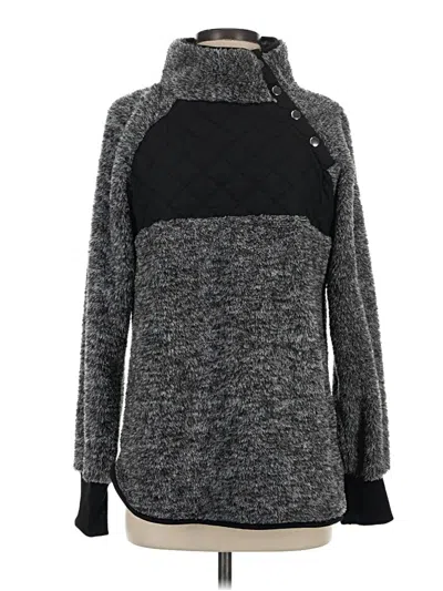 Pre-owned Unbranded Turtleneck Sweater In Gray