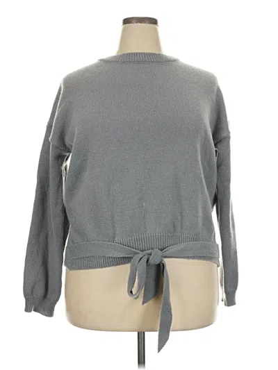 Pre-owned Unbranded Turtleneck Sweater In Gray
