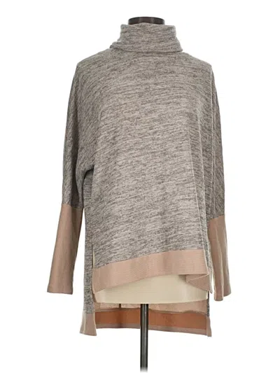 Pre-owned Unbranded Turtleneck Sweater In Gray