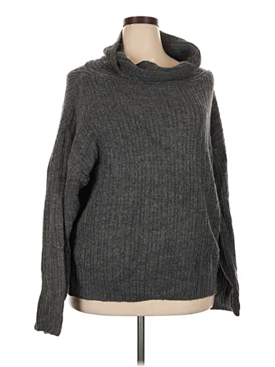 Pre-owned Unbranded Turtleneck Sweater In Gray