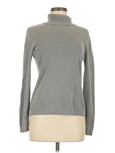 Pre-owned Unbranded Turtleneck Sweater In Gray