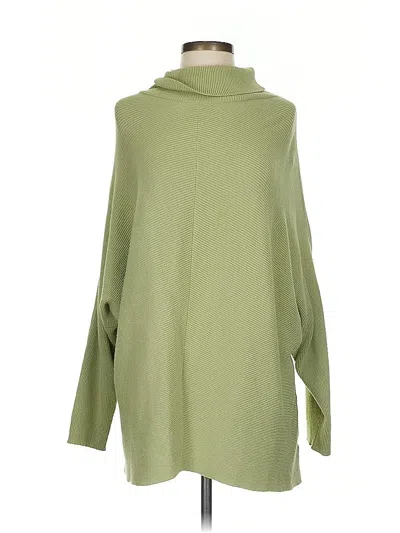 Pre-owned Unbranded Turtleneck Sweater In Green