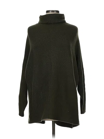 Pre-owned Unbranded Turtleneck Sweater In Green