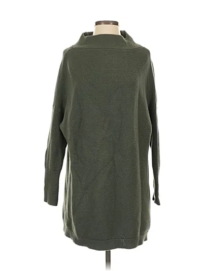 Pre-owned Unbranded Turtleneck Sweater In Green