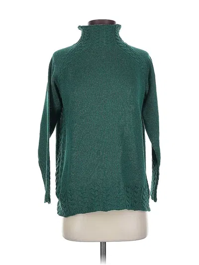 Pre-owned Unbranded Turtleneck Sweater In Green