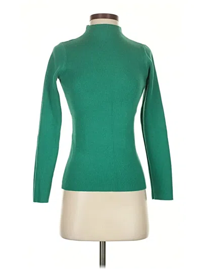 Pre-owned Unbranded Turtleneck Sweater In Green