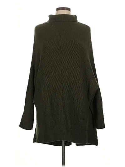 Pre-owned Unbranded Turtleneck Sweater In Green
