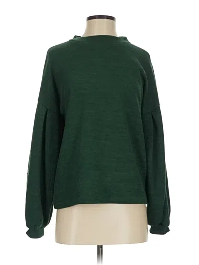 Pre-owned Unbranded Turtleneck Sweater In Green