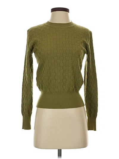 Pre-owned Unbranded Turtleneck Sweater In Green