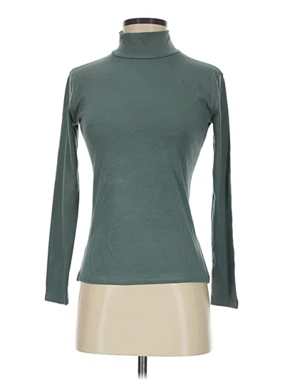 Pre-owned Unbranded Turtleneck Sweater In Green