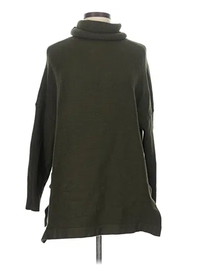 Pre-owned Unbranded Turtleneck Sweater In Green