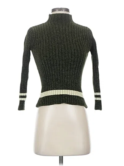 Pre-owned Unbranded Turtleneck Sweater In Green