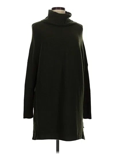 Pre-owned Unbranded Turtleneck Sweater In Green