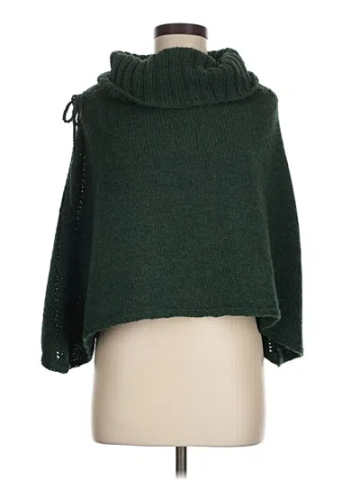 Pre-owned Unbranded Turtleneck Sweater In Green
